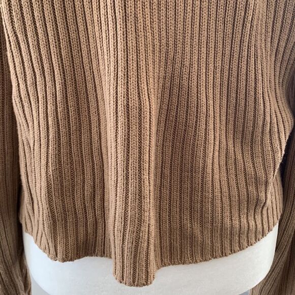 Women's Tan Sweater - Picture 6 of 8
